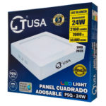 Panel Cuadrado Adosable PSQ-24W