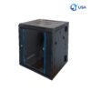 Gabinete de pared 12RU abatible, Desarmado (LT-1204-55-D)
