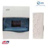 Tablero plástico BV8PT libre de halógeno IP40  8 Polos Adosable