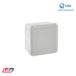 EX088 - Caja plástica derivación hermética. Libre de halógeno. 89x89x54 IP54 Pretroquelada