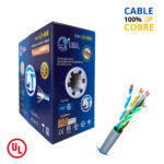 Cable UTP CAT6 24 AWG x 305Mtr COBRE PURO. PVC CERTIFICADO UL .  LT-555
