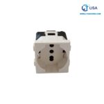 ACCESORIO  DADO TOMA CORRIENTE + TIERRA SHUKO P/ PARED 16A 270V LT-127