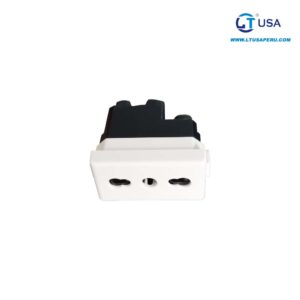 ACCESORIO  DADO TOMACORRIENTE + TIERRA SHUKO P/ PARED 16A 270V LT-BM107